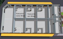 Plan Innenausbau Halle 2